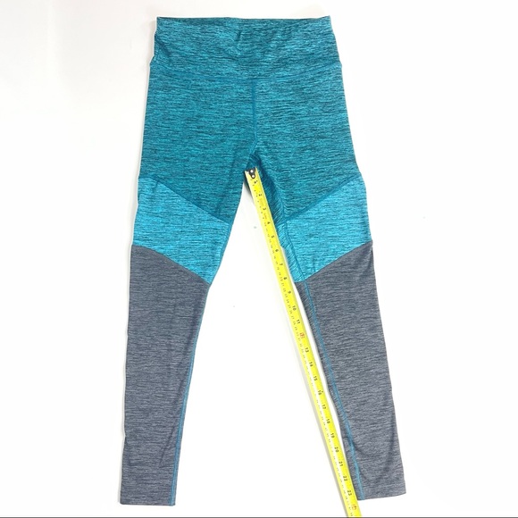 3/$25 Spalding Colorblock Blue & Grey Leggings Yoga Pants - Small - Picture 9 of 10